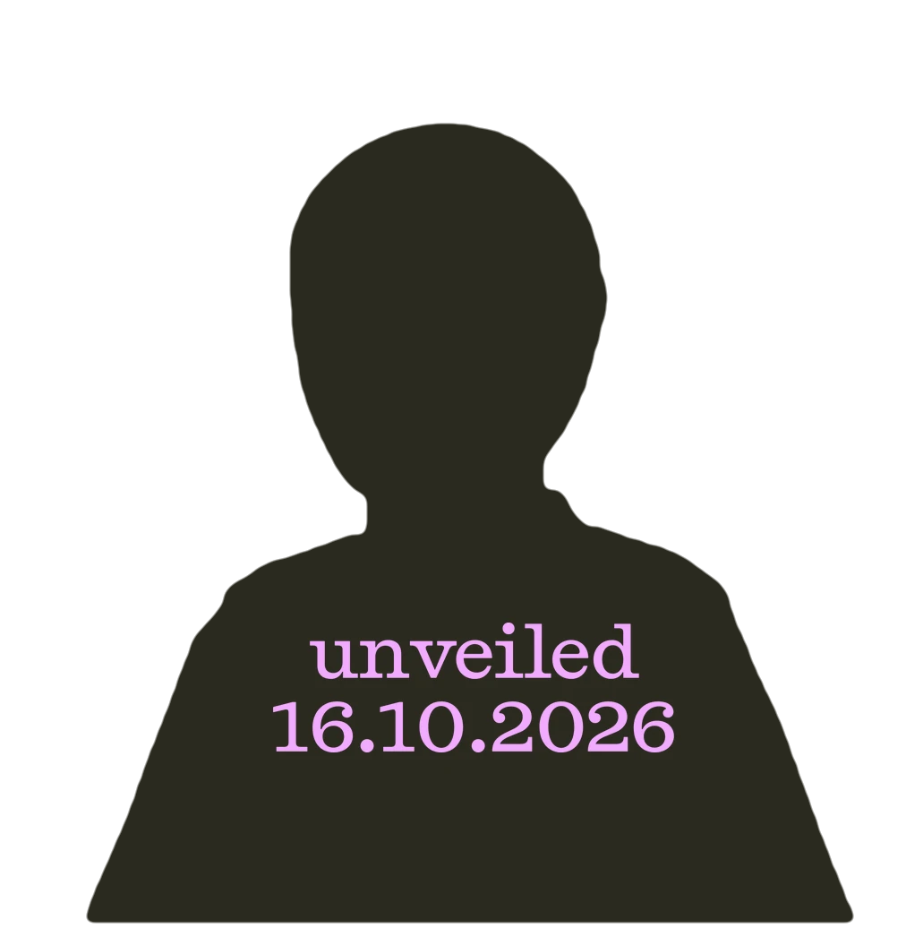 Silhouette von Plim im autonomen Modus. Enthüllung am 16.10.2026.